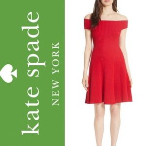 Kate Spade red bodycon dress